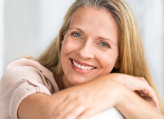 smiling mature woman