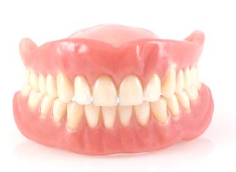 A full denture.